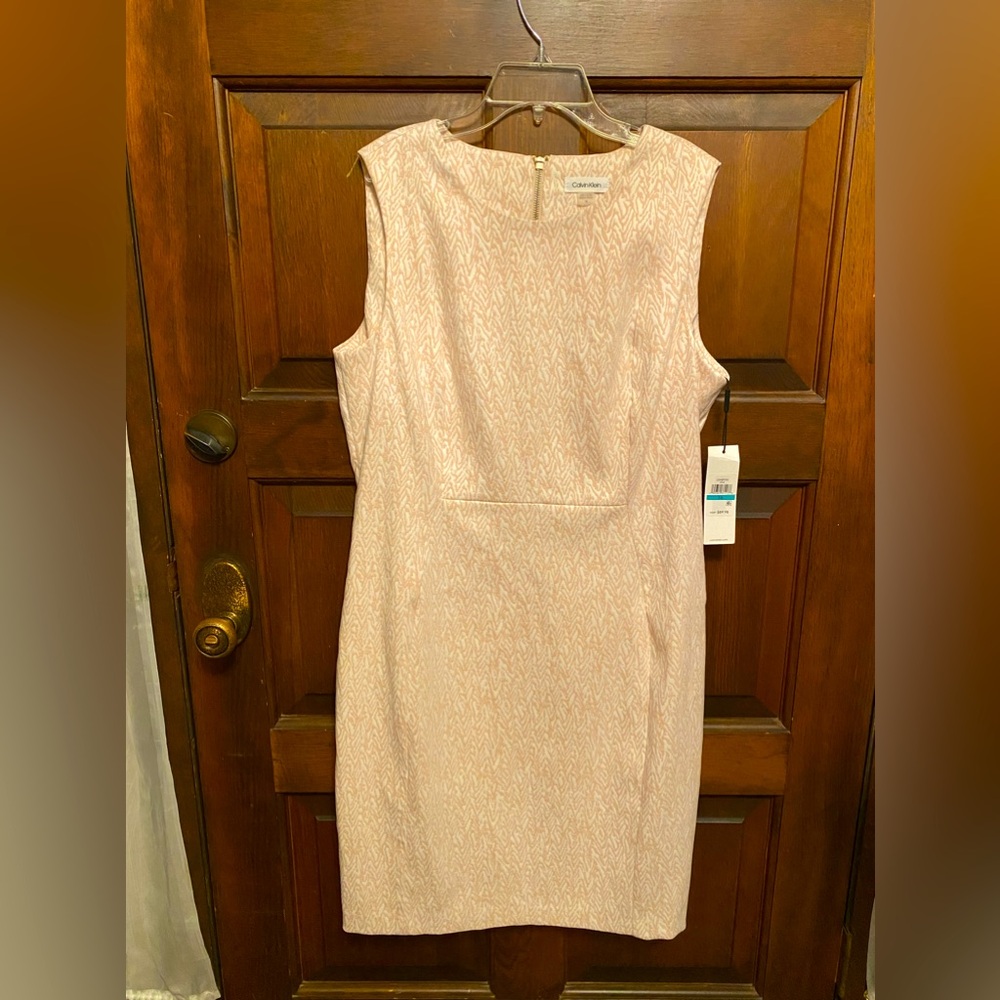 Calvin Klein Beige Dress, New with Tags !